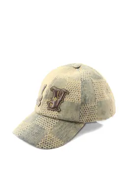 Louis Vuitton Pre-Owned: Бежевая кепка 