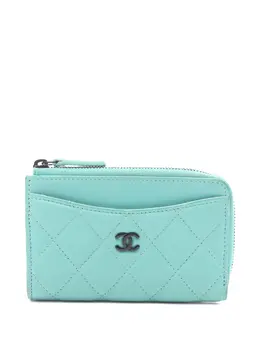 CHANEL Pre-Owned: Голубой кошелёк 