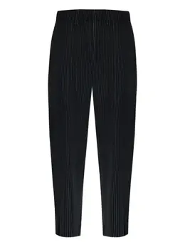 Homme Plissé Issey Miyake: Чёрные брюки 