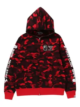 A BATHING APE®: Красная толстовка 