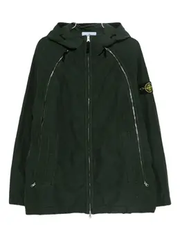 Stone Island: Чёрная куртка  Compass