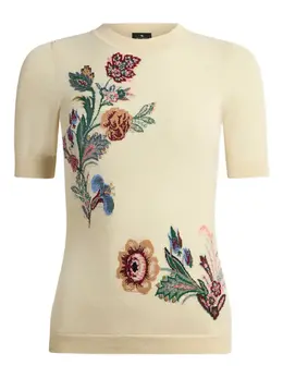 ETRO: Жаккардовая футболка 