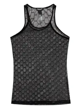 DSQUARED2: Прозрачная майка  Tank