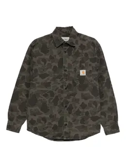 Carhartt WIP: Тёмная рубашка 