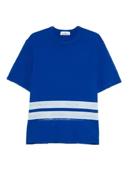 Stone Island: Футболка в полоску 
