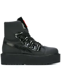 Fenty X Puma: Чёрные ботинки 