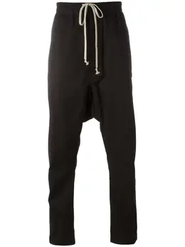Rick Owens DRKSHDW: Чёрные брюки 