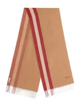 Bally: Коричневый шарф 