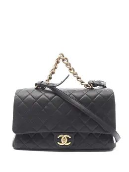 CHANEL Pre-Owned: Чёрная сумка 
