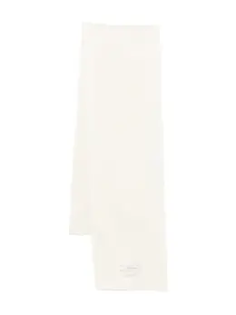 Jacquemus: Белый шарф 