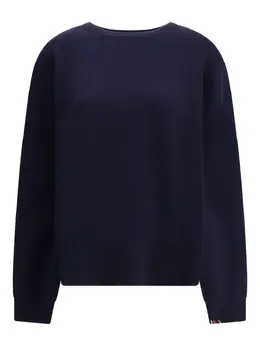 extreme cashmere: Синий свитер 