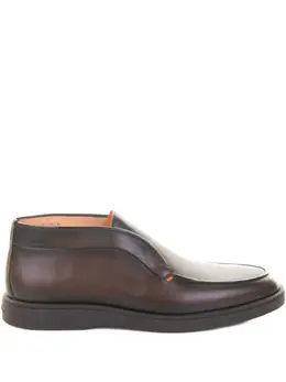 Santoni: Коричневые ботинки 