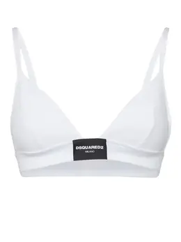 DSQUARED2: Белый бюстгальтер 