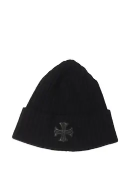 Chrome Hearts: Чёрная шапка 