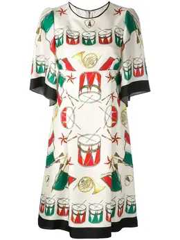 Dolce & Gabbana: Платье с принтом 