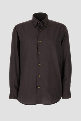 Brioni: Рубашка из фланели 