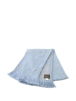 Louis Vuitton Pre-Owned: Светлый шарф 