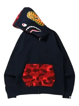 A BATHING APE®: Синяя толстовка 