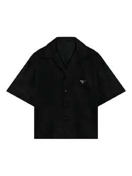 Prada: Чёрная рубашка 