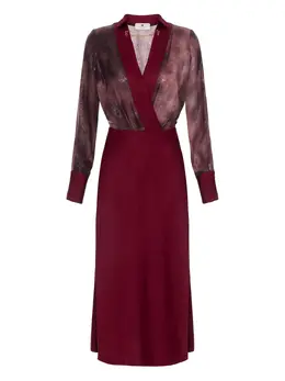 Elisabetta Franchi: Платье с принтом 
