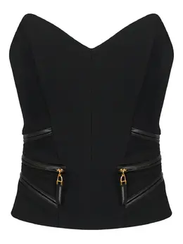 Elisabetta Franchi: Чёрный топ 