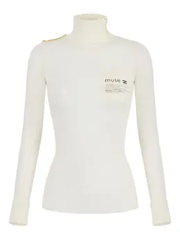 Elisabetta Franchi: Белый свитер 