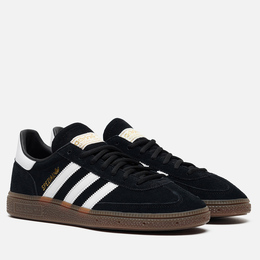adidas: Чёрные кроссовки  Handball Spezial
