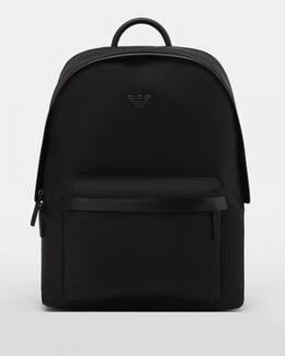 Emporio Armani: Чёрный рюкзак 