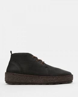 Pollini: Чёрные ботинки 