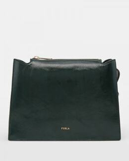 FURLA: Зелёная сумка 