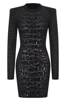 Balmain: Платье из вискозы 