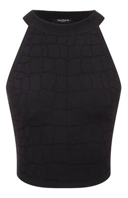 Balmain: Топ из вискозы 