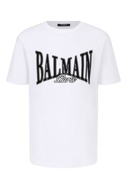 Balmain: Хлопковая футболка 