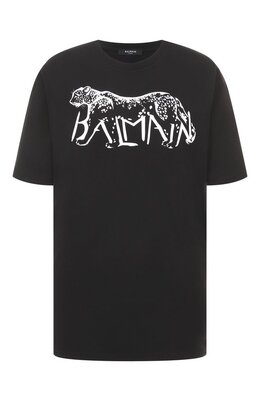 Balmain: Хлопковая футболка 