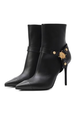 Balmain: Чёрные ботинки 