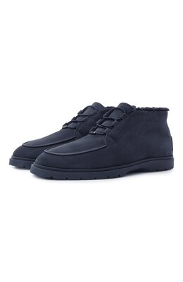 Tod’s: Синие ботинки 