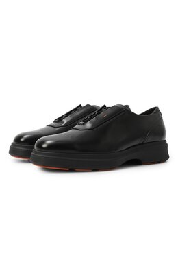 Santoni: Чёрные туфли 
