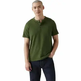 Levi's: Зелёная футболка 