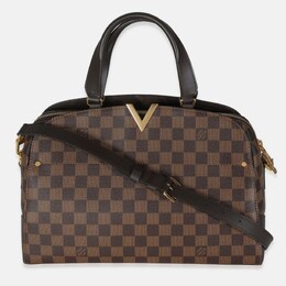 Louis Vuitton: Коричневая сумка 