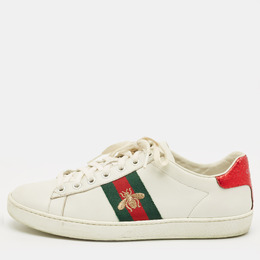 Gucci: Белые кроссовки  Ace