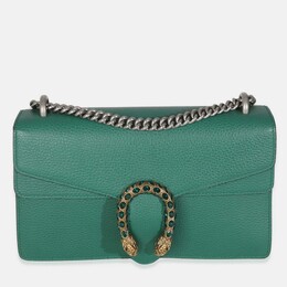 Gucci: Зелёная сумка  Dionysus