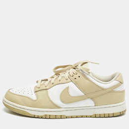 Nike: Бежевые кроссовки  Dunk Low