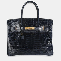 Hermes: Голубая сумка  Birkin 30