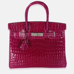 Hermes: Блестящая сумка  Birkin 30