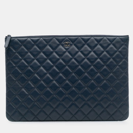 Chanel: Голубой клатч 