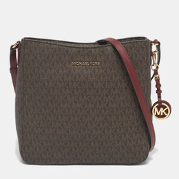 Michael Kors: Бордовая сумка  Jet Set
