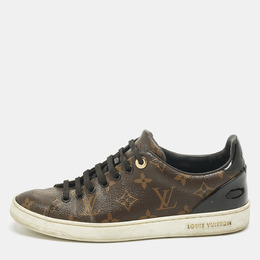 Louis Vuitton: Коричневые кроссовки 