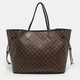 Louis Vuitton: Коричневая сумка  Neverfull