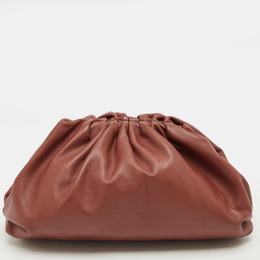 Bottega Veneta: Коричневая косметичка  Pouch