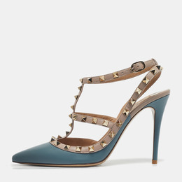 Valentino: Бежевые туфли  Rockstud